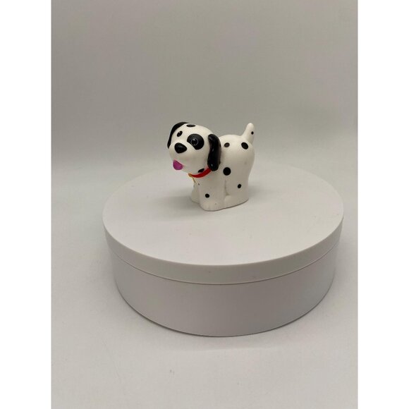 Rare Vintage Megablocks Dalmatian Figurine: Collectible Puppy Toy for Kids & Dog - Picture 1 of 7